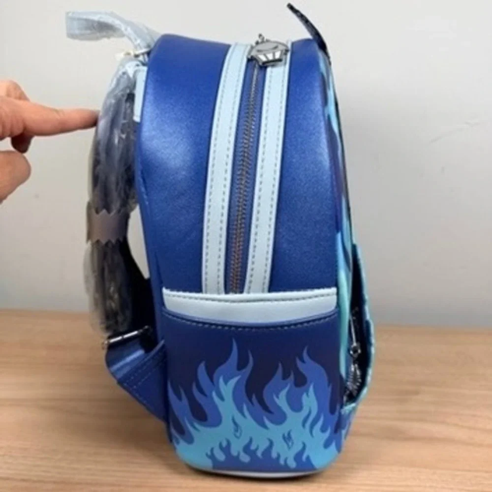 Loungefly Disney Hades Mini Backpack Blue Flame Hercules Villain Cosplay NWT